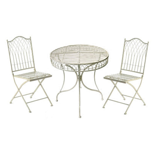 Ascalon Hampton Cream 3 Piece Bistro Set