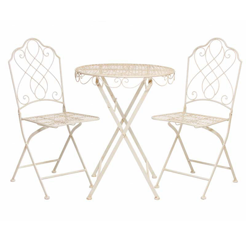 Ascalon Avalon Antique Cream 3 Piece Bistro Set