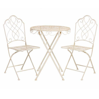 Ascalon Avalon Antique Cream 3 Piece Bistro Set