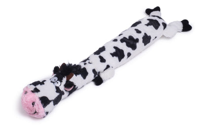 Lazy Moo Plush Dog Toy