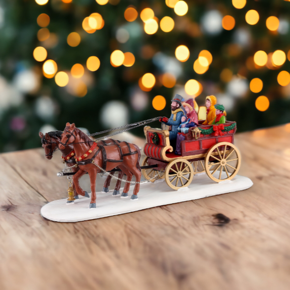 Lemax Christmas Carriage Cheer Christmas Village Decoration