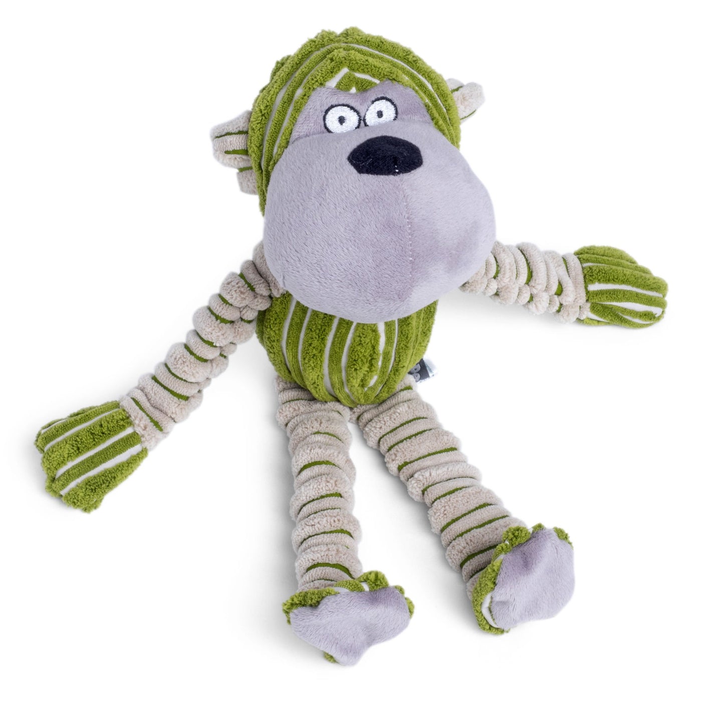 Chubby Chimp Plush Dog Toy