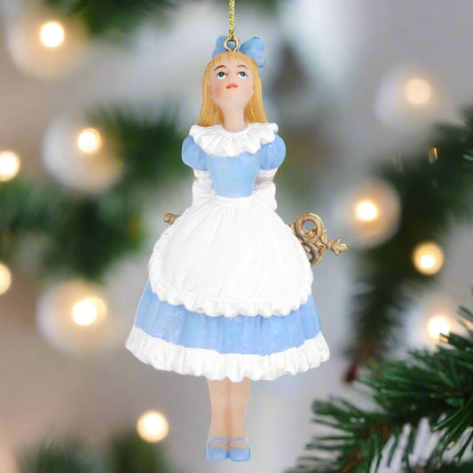 Gisela Graham Alice in Wonderland Christmas Tree Decoration