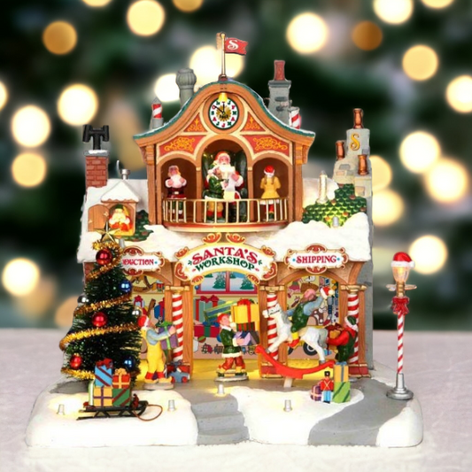 Lemax Santa's Workshop Christmas Village Decoration