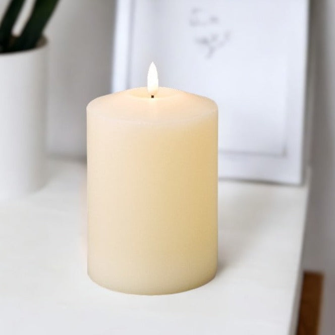 Cream Church Candle LED Wick 16cm