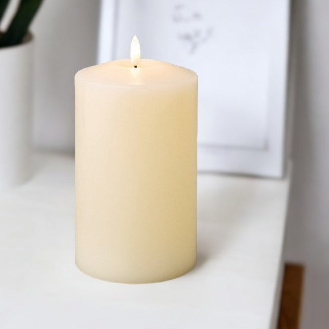 Cream Church Candle LED Wick 19cm