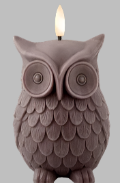 Brown Owl LED Wick Wax Candle