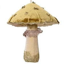 Velvet Mushroom Hanging Decoration