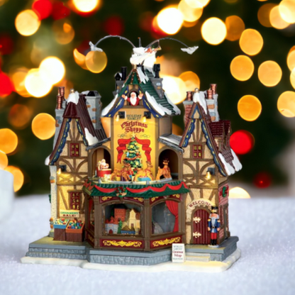 Lemax Holiday Hamlet Christmas Shoppe Decoration