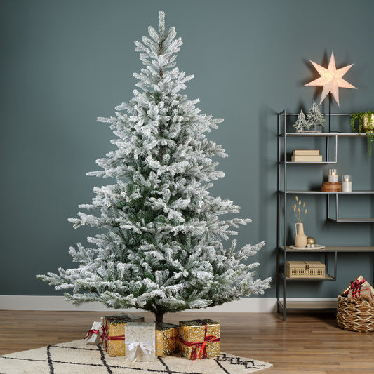 Kaemingk Snowy Grandis Fir Christmas Tree 6ft/180cm