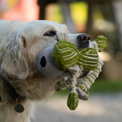 Chubby Chimp Plush Dog Toy