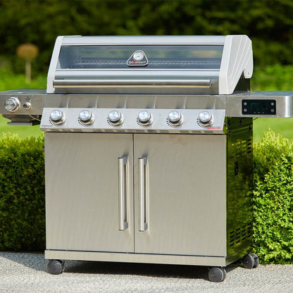 Grillstream Gourmet 6 Burner Hybrid BBQ With Steak Shelf