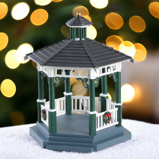 Lemax Victorian Park Gazebo Lit Village Table Accent Decoration