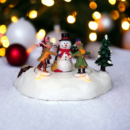 Lemax Merry Snowman Christmas Village Animated Decoration
