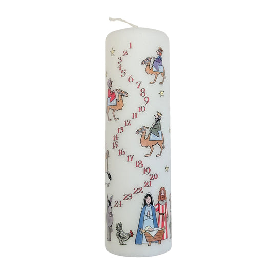 Coppenrath Nativity Advent Pillar Candle