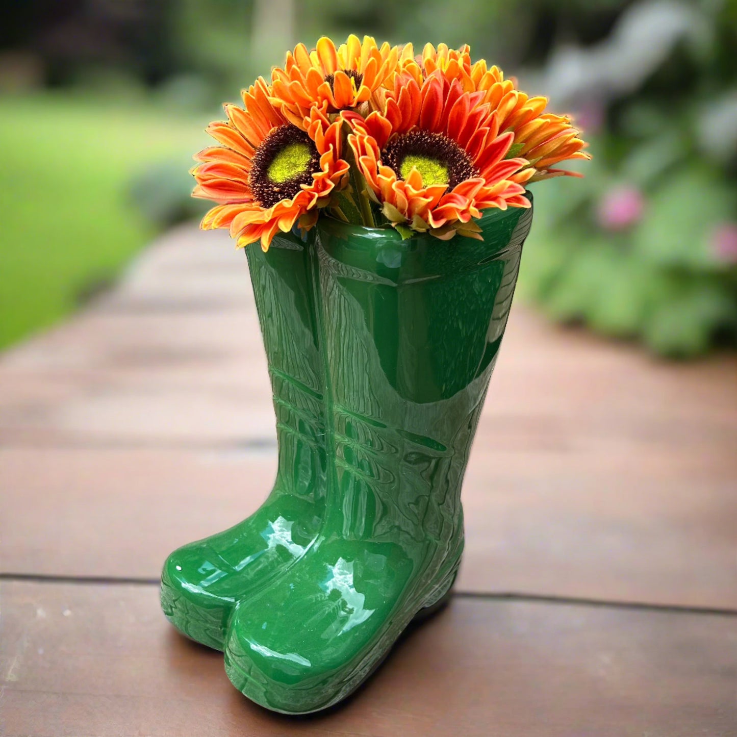 Orange Artificial Sunflower Bunch