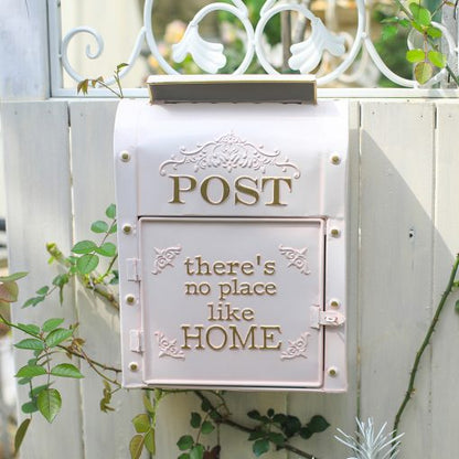 White Retro Post Box