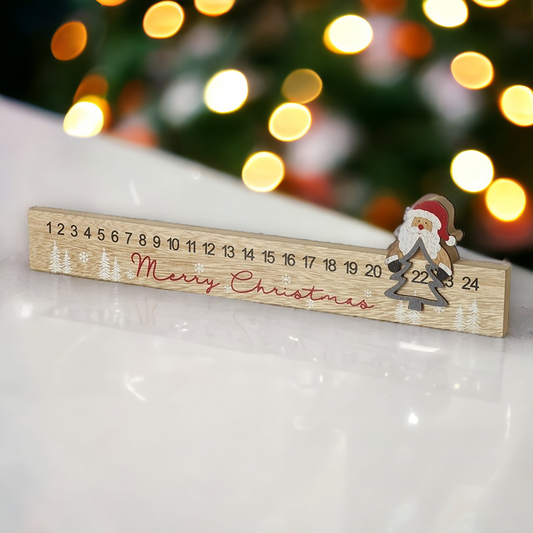 Santa Claus Wooden Rule Advent