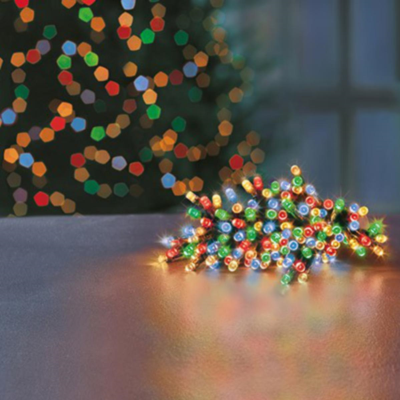 Premier 1000 Multi Colour Timelights Battery Operated String Lights