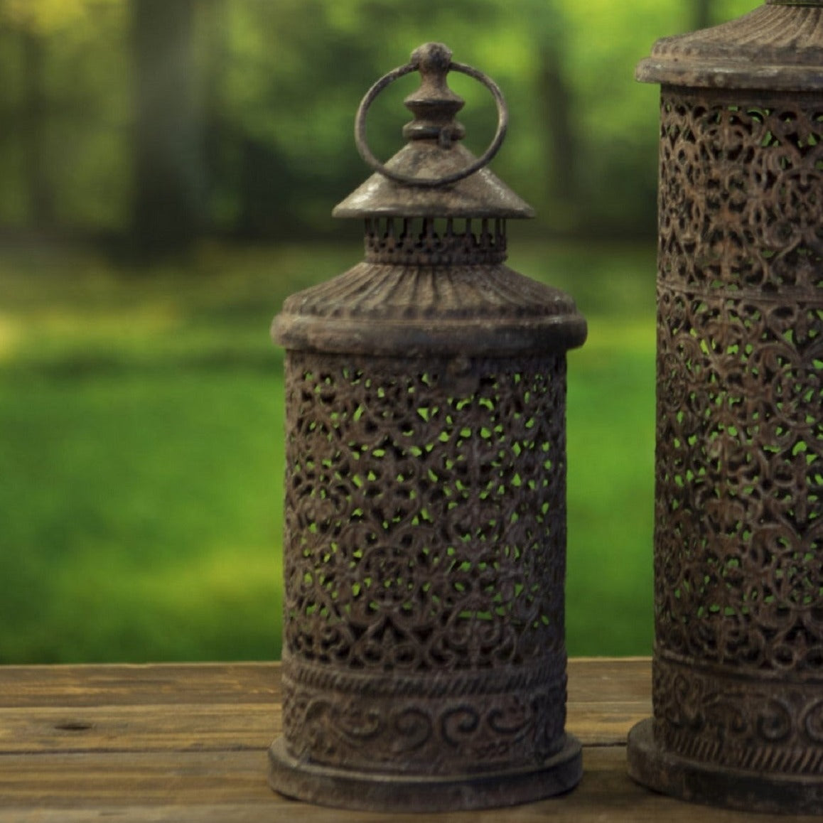 Small Lugano Vintage Style Rustic Lantern