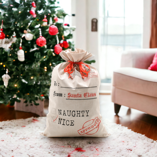 Naughty or Nice Santa Sack