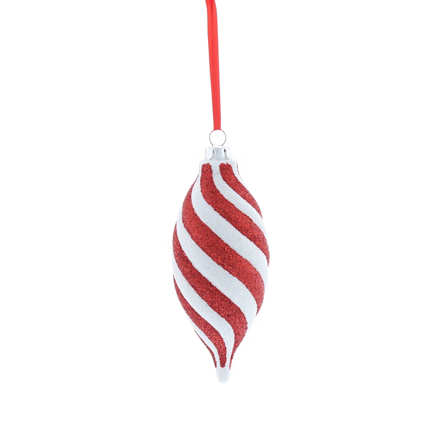 Glitter Candy Stripe Hanging Decoration