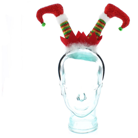 Elf Legs Christmas Headband