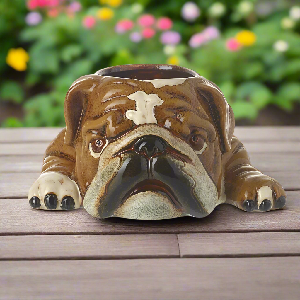 British Bulldog Planter