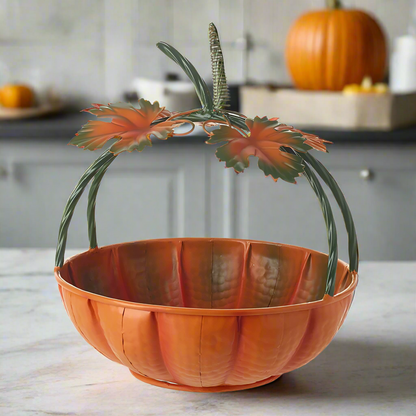 Halloween Pumpkin Basket Decoration