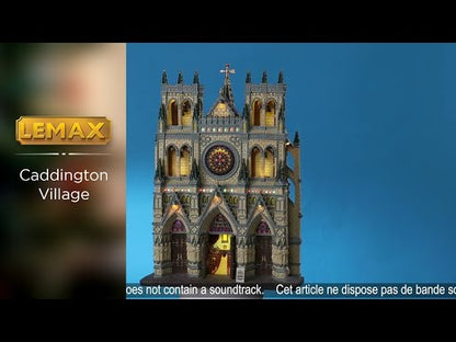 Lemax St Patrick's Cathedral Caddington Christmas Village Decoration