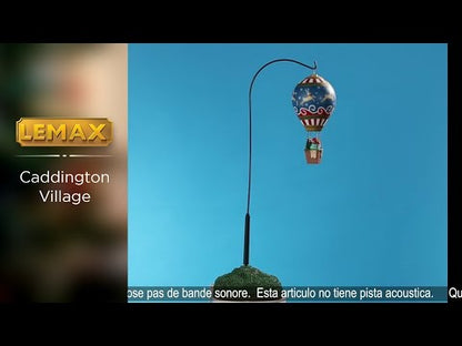 Lemax Reindeer Hot Air Balloon Christmas Village Decoration