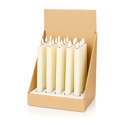 Cream Wax Dinner Candle 22cm