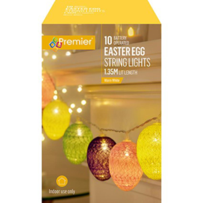 Premier 10 Easter Egg String Lights