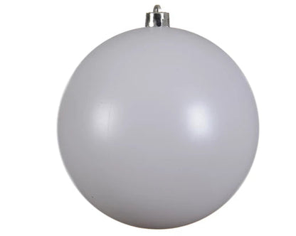 Winter White Matt Bauble 20cm