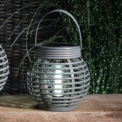 Noma Small Rattan Style Solar Lantern