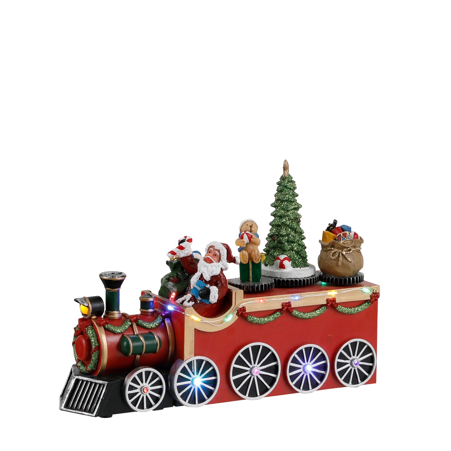 Christmas Santa Train Animated Decoration Battery Operated