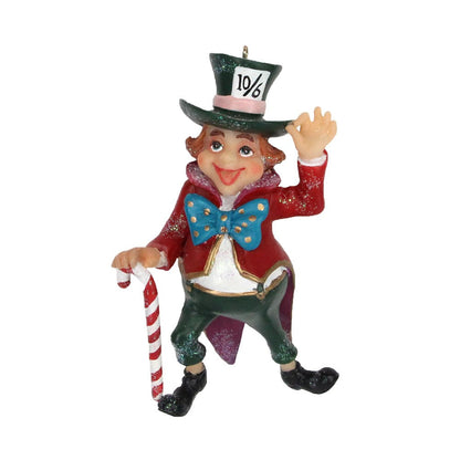 Gisela Graham Mad Hatter Decoration 10cm