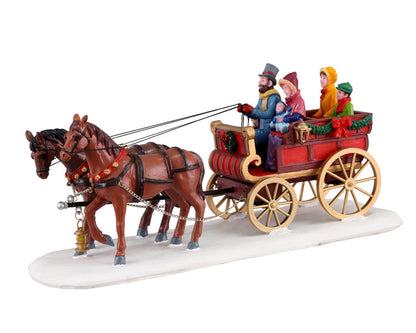 Lemax Christmas Carriage Cheer Christmas Village Decoration