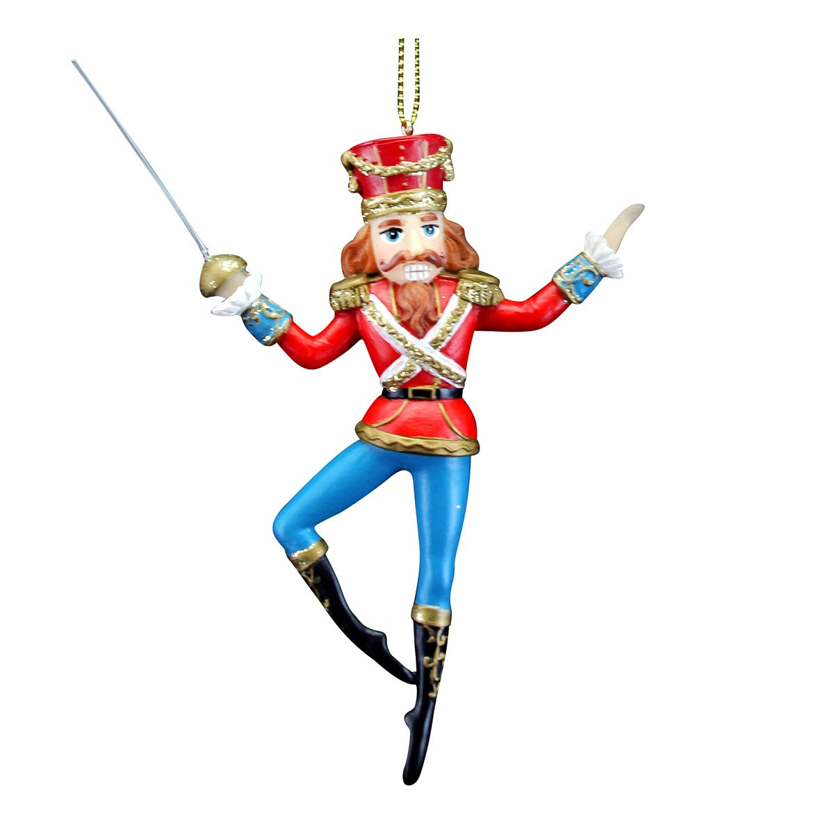 Gisela Graham Nutcracker Decoration 13.5cm