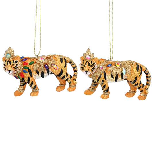 Jewelled Tiger Hanging Decoration