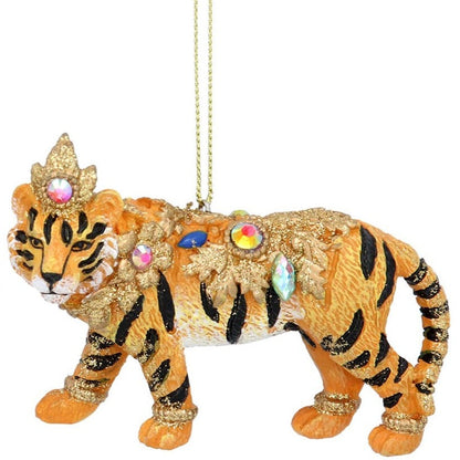 Jewelled Tiger Hanging Decoration