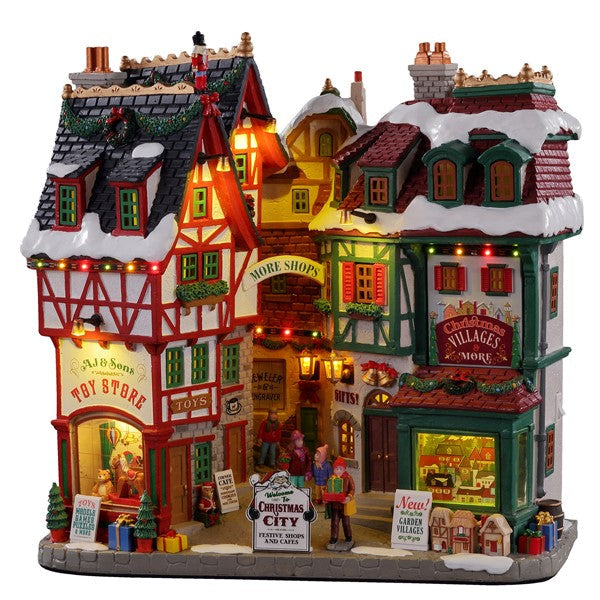 Lemax Christmas City Facade Christmas Village Decoration