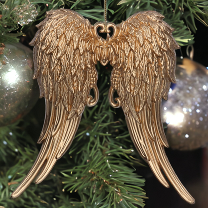 Gold Wings Hanging Decoration