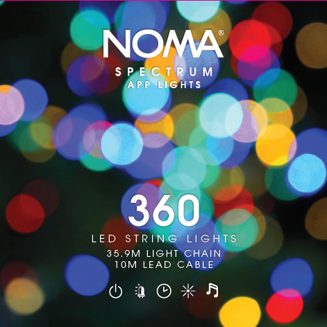 Noma 360 Spectrum App Controlled LED Lights