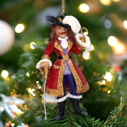 Gisela Graham Captain Hook Hanging Decoration