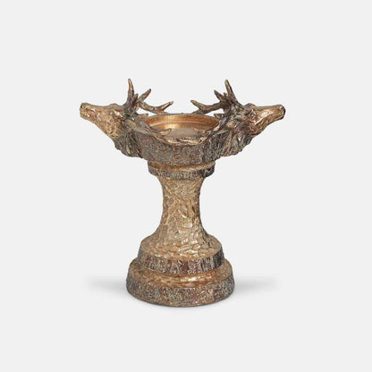 Gold Deer Candle Holder 22cm