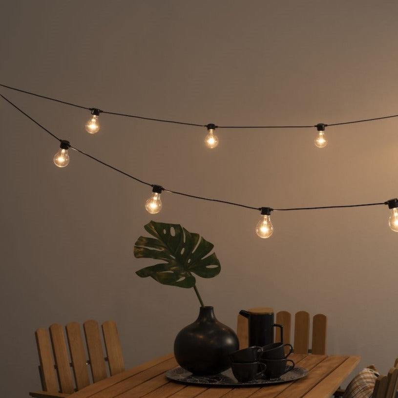 Konstsmide 20 Clear Bulb Amber LED Festoon Lights