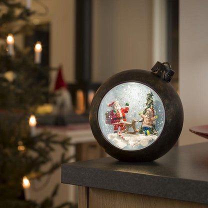 Konstsmide Christmas Santa and Child Bauble Lantern