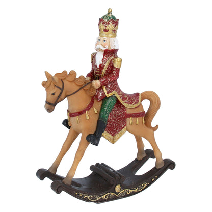 Nutcracker on Rocking Horse Ornament