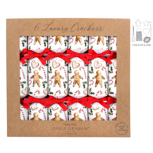 Gisela Graham Gingerbread Design Christmas Crackers